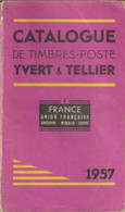 68-sc.6-Libro Filatelia-Yvert Et Tellier 1957-France-Union Francaise-Andorre-Monaco-Sarre-Pag.384 - Handleiding Voor Verzamelaars