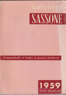 69-sc.6-Libro Filatelia-Sassone 1959-Francobolli D' Italia E Paesi Italiani-Pag.320 - Manuali Per Collezionisti