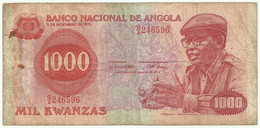 Angola - 1000 Kwanzas - 14.8.1979 - Pick: 117 - Serie G/A - Camarada Dr. Agostinho Neto - Angola