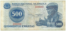 Angola - 500 Kwanzas - 14.8.1979 - Pick: 116 - Serie C/A - Camarada Dr. Agostinho Neto - Angola