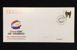 WJ2022-4 CHINA-CENTRAL& EAST EUROPEAN COUNTRIES Diplomatic COMM.COVER - Briefe U. Dokumente