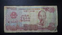 A5 VIETNAM  BILLETS DU MONDE WORLD BANKNOTES  500 DONG 1988 - Vietnam