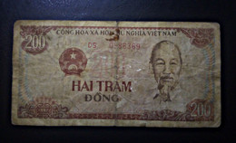 A5 VIETNAM  BILLETS DU MONDE WORLD BANKNOTES  200 DONG 1987 - Viêt-Nam