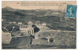 CPA - MEZILHAC (Ardèche) - Vue Générale - Perspective De La Chaine Volcanique Des Hautes Cévennes - Autres & Non Classés