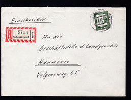 Bedeutende Deutsche 70 Pfg. Auf R-Brief Ab Gelsenkirchen 11.8.62 Nach Hannover - Unclassified