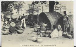 COLONIE DU NIGER SAY UN COIN DU MARCHE - Niger
