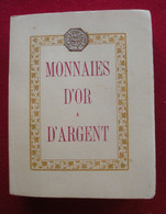 1951 Book Livre Monnaie D'Or Et D'Argent Par Tardy 22 Planches Illustrées Dépliables Colissimo Inclus France Métropole - Autres & Non Classés
