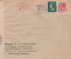 1940. NEDERLAND. Censored Cover To Norwegen Cancelled GRAVENHAGE 8 VII 1940 With Transport M... (Michel 341+) - JF432264 - Usados
