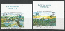 Yugoslavia ERROR Mi.2676/77 Complete Set IMPERFORATED PROOFS On Cromalin Paper ** / MNH 1994 Europa Hang-on Issues - Ongetande, Proeven & Plaatfouten