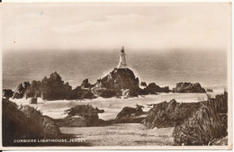 Great Britain Postcard Sent To France 27-8-1947 Corbiere Lighthouse Jersey - Iran