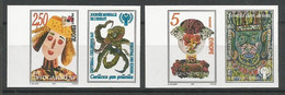 Yugoslavia Mi.2834/35 IMPERFORATED PROOF ESSAYS With LABELS Unadopted Design ** / MNH 1997 Europa Hang-on Issues RARITY! - Non Dentellati, Prove E Varietà