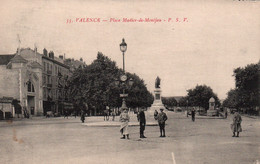 Valence - Place Madier-de-Montjau - Carte P.S.V. Animée N° 55 - Valence