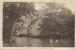 Moulin De La Bussière Jouy Watermill Timbrée Jouy 1951 Mariane Gandon - Water Mills
