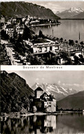 Souvenir De Montreux - 2 Bilder (7332) * 26. 4. 1950 - VD Waadt