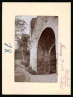 Fotografie Brück & Sohn Meissen, Ansicht Leisnig, Partie Am Schloss Mit Stadtmauer - Lugares