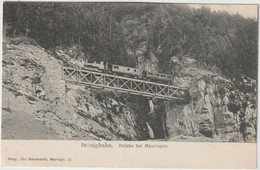 Suisse : Brunigbahn , Train , Brucke Bei Meyringen , Lucerne  Ligne - Meyrin