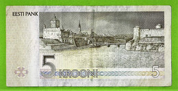 ESTONIE / EESTI / 5 KROONI / 1994 - Estonia