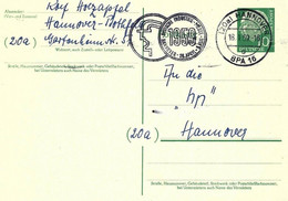 Germany FRG 1954 - Mi 183x - YT 67 ( President Dr. Theodor Heuss ) - Postales Privados - Usados