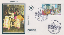 Enveloppe  FDC  1er  Jour    MAYOTTE   La  Danse  De  Moulidi   2006 - Otros & Sin Clasificación