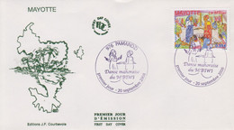 Enveloppe  FDC  1er  Jour    MAYOTTE     Danse   Du   M' BIWI     2008 - Other & Unclassified