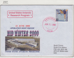 USA 2000 Cover Operation Deep Freeze Mid Winter Ca US Air Force JUN 21 2000 (MM198B) - Research Stations