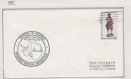 USA McMurdo 1987 Cover Winter Over  1987 Signature  (MM201A) - Research Stations