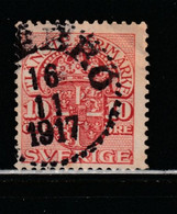 SUÈDE 346 // YVERT 38 (SERVICE) // 1910-19 - Revenue Stamps