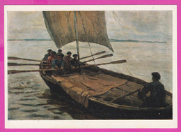 278667 / Krasnoyarsk, Russia Painter Art Vasily Surikov - Rowers , For The Painting Stepan Razin. 1902 PC 1976 USSR - Roeisport