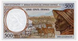 CENTRAL AFRICAN STATES CONGO 500 FRANCS 2000 Pick 101Cg Unc - Central African States