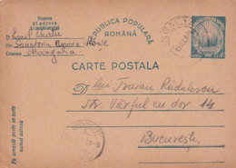 A16531 - POSTAL STATIONERY 1949  FROM MANGALIA TO BUCHAREST ROMANIA - Storia Postale