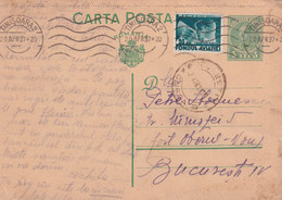 A16536 - POSTAL STATIONERY 1937 STAMP KING MICHAEL - Brieven En Documenten