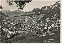 Switzerland Postcard Sent To Germany Reich 6-9-1938 (Chur) - Sent