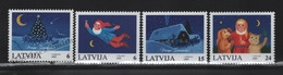 Lettonie – Latvia – Letonia 1995 Yvert 375-78, Christmas - MNH - Latvia
