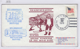 USA McMurdo 1979 Cover Commemorating Aerial Conquest Of The South Pole Ca McMurdo NOV 29 1979 (MM203A) - Research Stations
