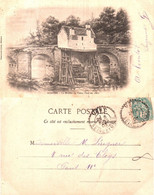 78 - Yvelines - Mantes La Jolie - Le Moulin Du Vieux Pont, En 1860 - Mantes La Jolie