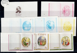 ST. VINCENT 1987 175th BIRTHDAY OF CHARLES DICKENS PROOF MI No 1090-7 MNH VF!! - St.Vincent (1979-...)