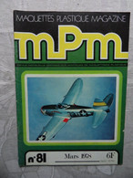 617-MAQUETTES PLASTIQUES MAGAZINE MPM N°81-MARS 1978 - Model Making