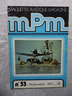 617-MAQUETTES PLASTIQUES MAGAZINE MPM N°53-SEPTEMBRE 1975 - Model Making