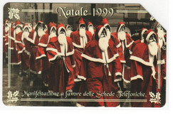 Scheda Telefonica TELECOM ITALIA "NATALE 1999" - Catalogo Golden Lira Nr. 1112, Usata - Noel