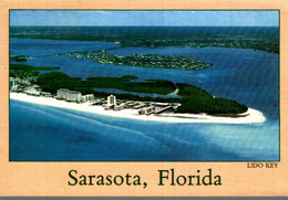 USA FLORIDA SARASOTA AERIAL VIEW OF LIDO AND BIRD KEY'S ON BEAUTIFUL SARASOTA BAY - Sarasota