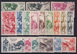 TOGO 1947 - MNH/canceled - YT 236-253 - Nuevos