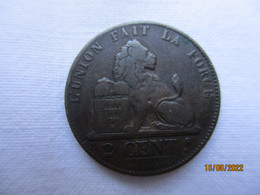 Belgique: 2 Centimes 1863 (français) - 2 Centimes