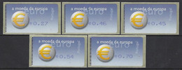 PORTUGAL - 2002 - Euro Symbol - Amiel (Machine ATM Stamps) - Máquinas Franqueo (EMA)