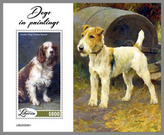 LIBERIA 2022 MNH Dogs Hunde Chiens S/S I - IMPERFORATED - DHQ2232 - Perros