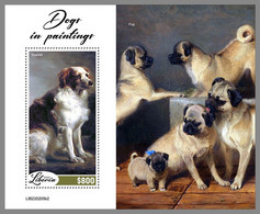 LIBERIA 2022 MNH Dogs Hunde Chiens S/S II - IMPERFORATED - DHQ2232 - Cani