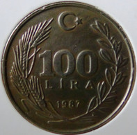 Turkey - 1987 - 100 Lira - KM 967 - XF - Look Scans - Turkey