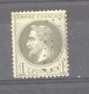 CLX  2743  -  France  :  Yv  25  (o)   Bronze Foncé - 1863-1870 Napoleone III Con Gli Allori