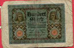 100 Mark 1920 B 2 Euros - 100 Mark