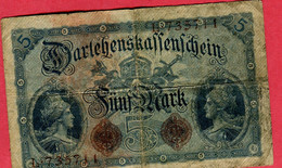 5 Mark 1914 B 2 Euros - 5 Mark