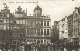 BRUXELLES - Grand'Place - Marché Aux Fleurs - Oblitération De 1908 - Markets